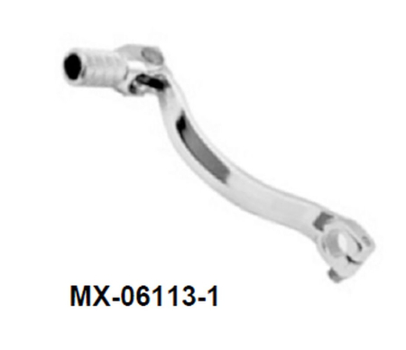 Pedale schimbător - PSYCHIC - pedala schimbator HONDA CR 125 '83-'07 (OEM: 24700-K24-J10) (aluminiu forjat) culoare argintie (anodizat)