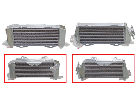 Radiatoare - PSYCHIC - radiator KAWASAKI KX 250 '05-'08 ranforsat, capacitate standard dreapta (buc.) (OEM: 39061-0025)