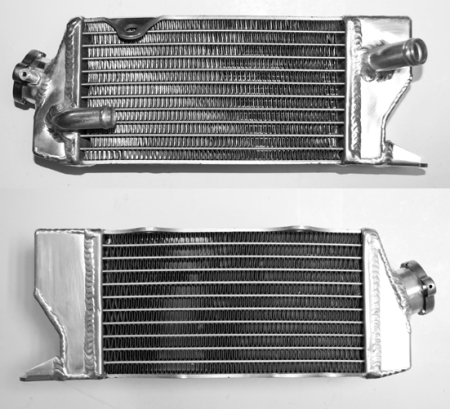 Radiatoare - PSYCHIC - radiator KAWASAKI KX 80/85 '01-13 KX 100 ranforsat O marita capacitate (buc.) (cu capac)