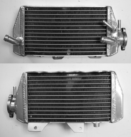 Radiatoare - PSYCHIC - radiator KAWASAKI KXF 450 '08, KLX 450R '08-09 ranforsat O marita capacitate dreapta (buc.) (cu capac)