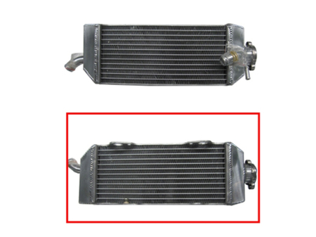 Radiatoare - PSYCHIC - radiator KTM SX/EXC 450 '03-'07, SX/EXC 525 '03-07 ranforsat, capacitate standard stanga (buc.) (cu capac)