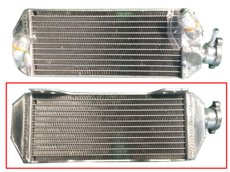 Radiatoare - PSYCHIC - radiator SUZUKI DRZ 400S/SM '00-17 ranforsat, capacitate standard dreapta (buc.) (cu capac)