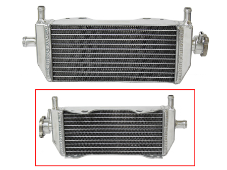 Radiatoare - PSYCHIC - radiator SUZUKI RM 250 '01-08 ranforsat, capacitate standard dreapta (buc.) (cu capac)