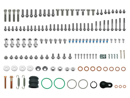 Șuruburi si piulite - PSYCHIC - set suruburi, piulite, saibe si bucse pentru montaj plastice KTM SX>XC>XC-W>EXC 200>300 '02-'24, HUSQVARNA TE>TX 300 '14-'24, GAS GAS EC>EX 300 '21-'24