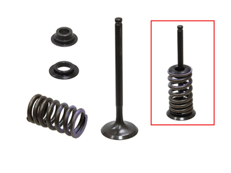 KIT CU ARCURI ȘI TALERE  SUPAPE DE EVACUARE PSYCHIC - PSYCHIC - supapa evacuare (completNY supapa ZE arcuri si saibe) HONDA CRF 150 F '06-'17 STALOWY (MX-09544E) (25,9X4,94X82,63 mm)