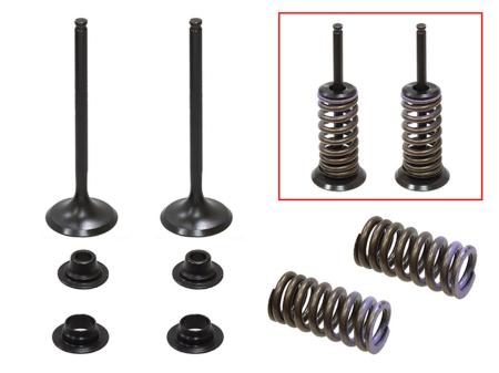 Honda - PSYCHIC - Supape  admisie (complet 2 buc. supape ZE arcuri si saibe) HONDA CRF 150 R>RB '07-'23 STALOWE (MX-09545I) (25,92X4,44X77,98 mm)