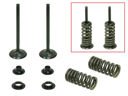 KIT CU ARCURI ȘI TALERE  SUPAPE DE EVACUARE PSYCHIC - PSYCHIC - Supape  Evacuare  (complet 2 buc. supape ZE arcuri si saibe) HONDA CRF 250R '04-'07, CRF 250X '04-'15, STALOWE (MX-09502E) (26X4,96X82,1 mm)