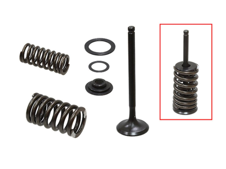 KIT CU ARCURI ȘI TALERE  SUPAPE DE EVACUARE PSYCHIC - PSYCHIC - Supape  Evacuare  (complet 2 buc. supape ZE arcuri si saibe) HONDA CRF 450 R '13-'16 STALOWE (MX-09546E) (30,95X4,89X80,5 mm)