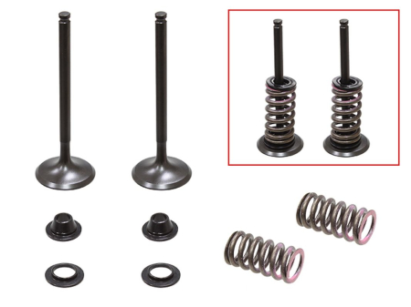 KIT CU ARCURI ȘI TALERE  SUPAPE DE EVACUARE PSYCHIC - PSYCHIC - Supape  Evacuare  (complet 2 buc. supape ZE arcuri si saibe) YAMAHA YZF 450 '10-'13 STALOWE (MX-09541E) (29,95X5,39X85,95 mm)