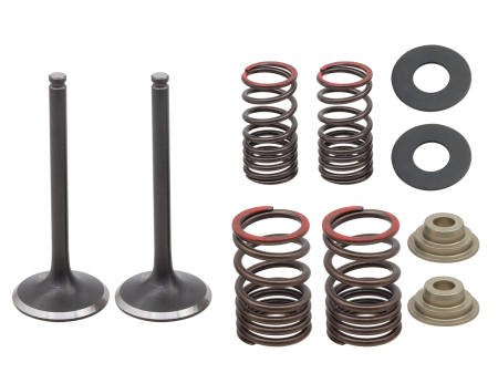 KIT CU ARCURI ȘI TALERE  SUPAPE DE EVACUARE PSYCHIC - PSYCHIC - Supape  Evacuare  (Kit  ZE arcuri si saibe) KAWASAKI KXF 450 (KX 450F) '17-18 STALOWE (12005-0766)