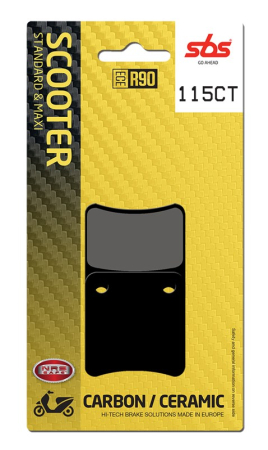 CONSUMABILE SI INTRETINERE - SBS - placute frana 115CT - Scooter [Carbon / Ceramic]