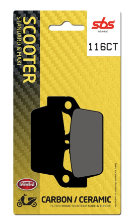 CONSUMABILE SI INTRETINERE - SBS - placute frana 116CT - Scooter [Carbon / Ceramic]