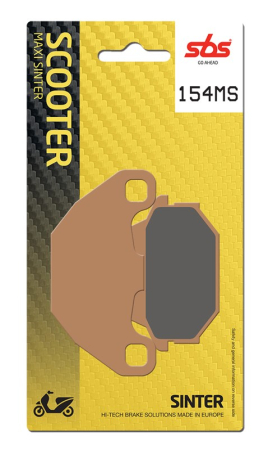 CONSUMABILE SI INTRETINERE - SBS - placute frana 154MS - Maxi Scooter [Sinter]