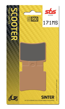 CONSUMABILE SI INTRETINERE - SBS - placute frana 171MS - Maxi Scooter [Sinter]