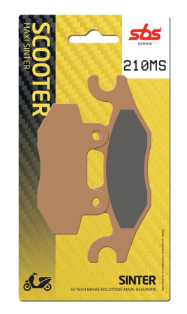 CONSUMABILE SI INTRETINERE - SBS - placute frana 210MS - Maxi Scooter [Sinter]