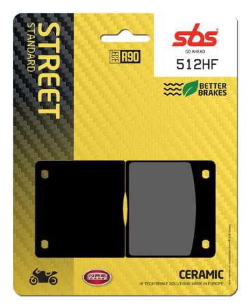 Frane - SBS - placute frana 512HF - Street [Ceramic]