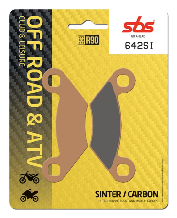 CONSUMABILE SI INTRETINERE - SBS - placute frana 642SI - Offroad & ATV [Sinter / Carbon]