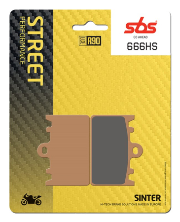 SBS - placute frana 666HS - Street [Sinter]