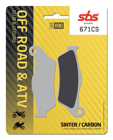 Frane - SBS - placute frana 671CS - Offroad & ATV [Sinter / Carbon]