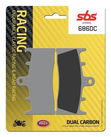 CONSUMABILE SI INTRETINERE - SBS - placute frana 686DC - Racing [Dual Carbon]