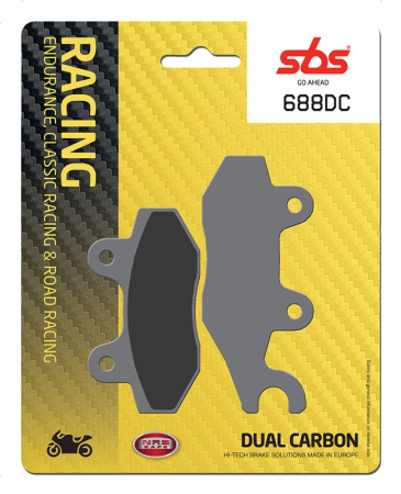 CONSUMABILE SI INTRETINERE - SBS - placute frana 688DC - Racing [Dual Carbon]