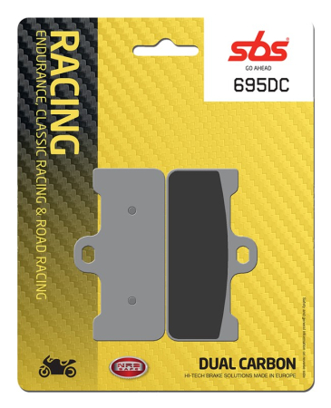 CONSUMABILE SI INTRETINERE - SBS - placute frana 695DC - Racing [Dual Carbon]
