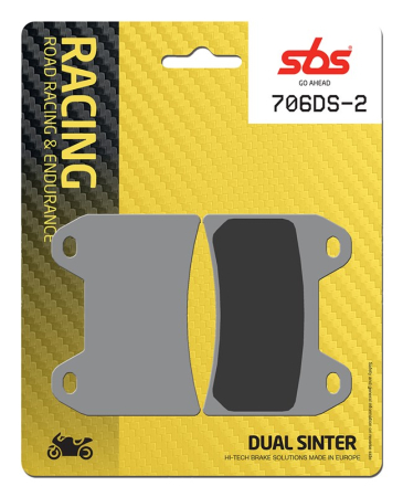 CONSUMABILE SI INTRETINERE - SBS - placute frana 706DS-2 - Racing [Dual Sinter]