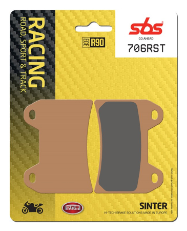 CONSUMABILE SI INTRETINERE - SBS - placute frana 706RST - Racing / Trackday [Sinter]