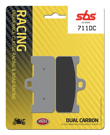 CONSUMABILE SI INTRETINERE - SBS - placute frana 711DC - Racing [Dual Carbon]