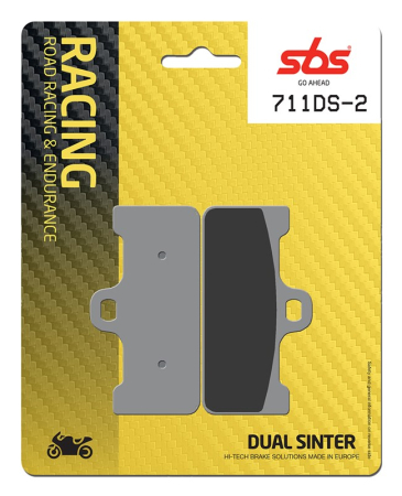 CONSUMABILE SI INTRETINERE - SBS - placute frana 711DS-2 - Racing [Dual Sinter]