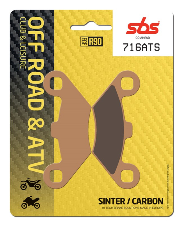 Frane - SBS - placute frana 716ATS - Offroad & ATV [Sinter / Carbon]