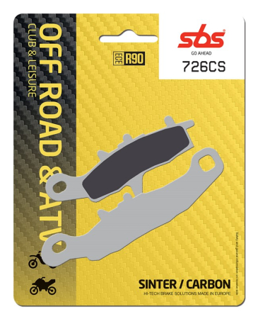 Frane - SBS - placute frana 726CS - Offroad & ATV [Sinter / Carbon]