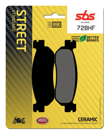 Frane - SBS - placute frana 728HF - Street [Ceramic]