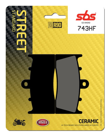 Frane - SBS - placute frana 743HF - Street [Ceramic]