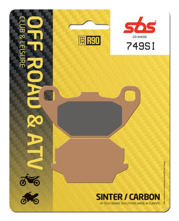 CONSUMABILE SI INTRETINERE - SBS - placute frana 749SI - Offroad & ATV [Sinter / Carbon]