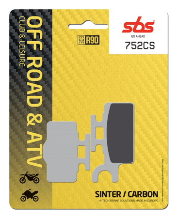 Frane - SBS - placute frana 752CS - Offroad & ATV [Sinter / Carbon]