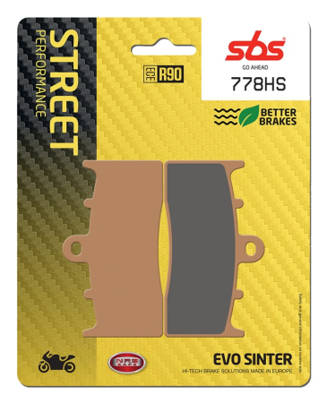 SBS - placute frana 778HS - Street [Sinter]