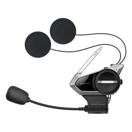 Accesorii moto și ATV - SENA intercom moto 50S Quantum Mesh 2.0 Bluetooth 5.0, până la 2000 m, cu radio FM și sistem audio Harman Kardon, 1 set