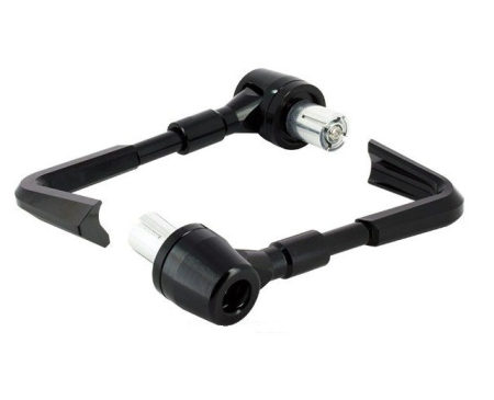 Manete Sport - SIFAM - Set protectii leviere FRANA/AMBREIAJ [diam. 13mm - 17mm] NEGRU - METAL CNC [ECONOMICE]