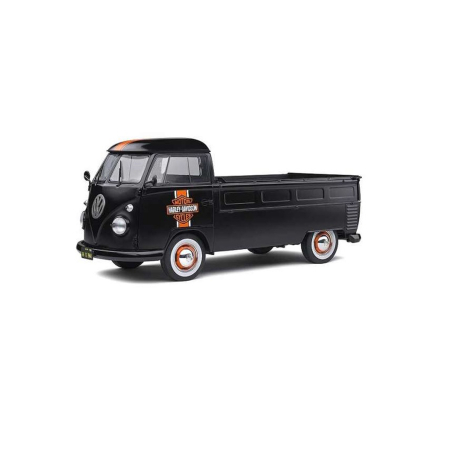 Machete - Solido [1:18] - Volkswagen T1 pick up 'Harley Davidson', black/orange