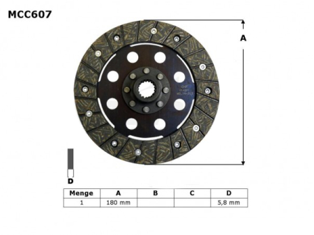 Discuri de ambreiaj - TRW - disc ambreiaj BMW K 1200 RS 97-05, K 1200 GT 01-05