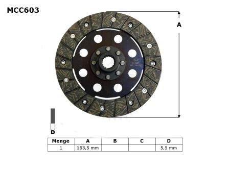 Discuri de ambreiaj - TRW - disc ambreiaj BMW K 75 C>RT>S 85-96 (EBS6604)