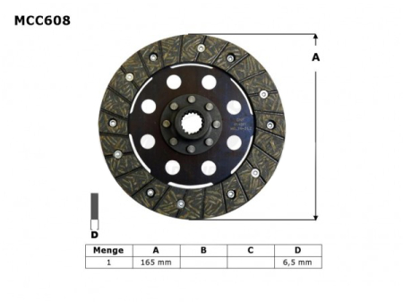 Discuri de ambreiaj - TRW - disc ambreiaj BMW R 1100 R>S 98-05, 1150 GS>ADV>R>RS>RT 99-06