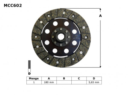 Discuri de ambreiaj - TRW - disc ambreiaj BMW R 850 GS>R>RT 97-99, R 1100 GS 93-99, K 100 LT>RS>RT 83-91, K 1100 LT>RS 92-98, R 1100 R>RS>RT 95-01 (EBS6605)