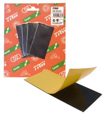 Plăcuțe și saboți frână - TRW - placute antivibratie pentru placute frana (4 buc. 80X40 mm)