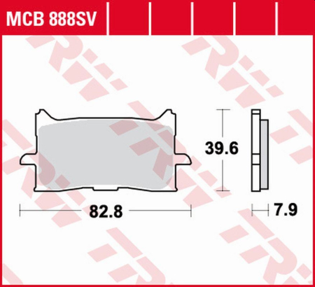 PIESE DE SCHIMB - TRW - placute frana KH679 Sinter ROAD/TRACK HONDA CB 300R/650R, CBR 600R '18-, CRF 1000/1100 AFRICA TWIN '15-, - fata