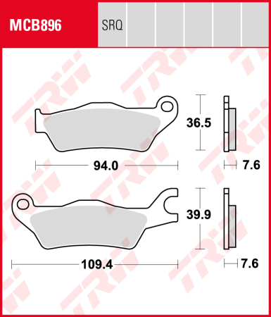 PIESE DE SCHIMB - TRW - placute frana KH715 Organic SUZUKI GSX-S 125 18-25, GSX-R 125 R 18-24, GSX-R 150 R 16-18, HONDA CBF 125 STUNER 06-19, CBF 150 UNICORN 06-, - fata