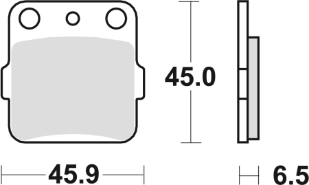 Plăcuțe și saboți frână - TRW - placute frana KH84/3 Sinter offroad HONDA CR 80>85 86-08, KAWASAKI KXF 400 03-06, SUZUKI LTZ 400 03-, YAMAHA YZ 125>250 '89, YFM 89-04, YFZ 350 90-06, - spate