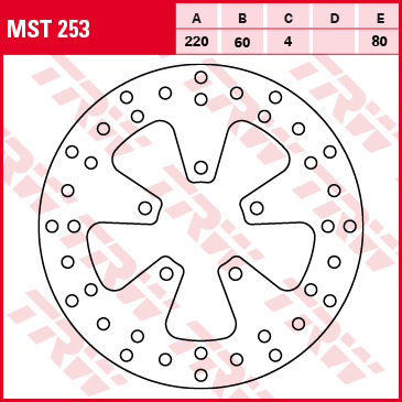 Față + Spate - TRW - promotie disc frana - fata/spate APRILIA SCARABEO 250 07-10, LEONARDO 250 99-04, SPORT CUBE 300 08-13