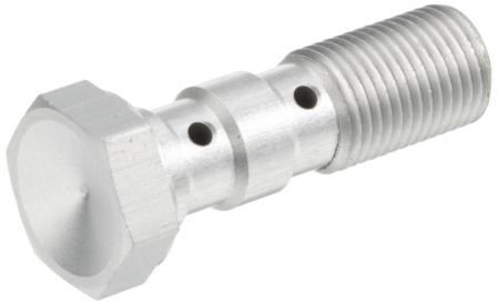 Furtunuri frână - TRW - surub banjo pentru furtunuri de frana M10x1,00 dubla - argintiu
